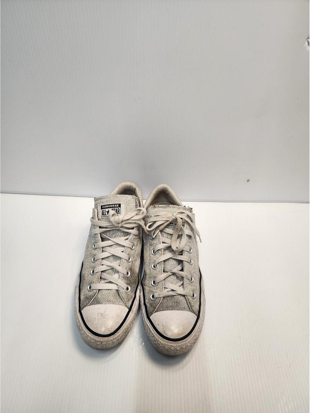 Size 10 Converse All Star Low-Top Sneakers - White and Light Grey